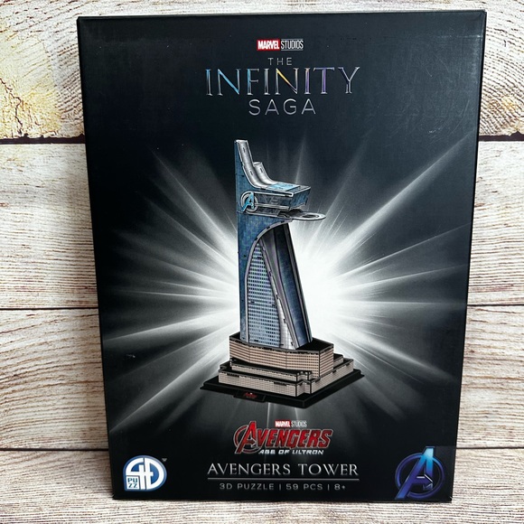 Avengers Tower 3D Puzzle Marvel Avengers Age of Ultron Infinity Saga - Picture 2 of 5